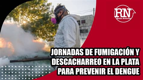 Jornada De Fumigaci N Y Descacharreo Por Dengue En La Plata Youtube