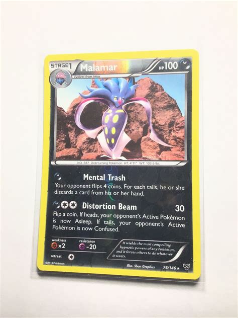 MALAMAR 76 146 XY BASE SET Reverse Holo Pokemon Card NM EBay