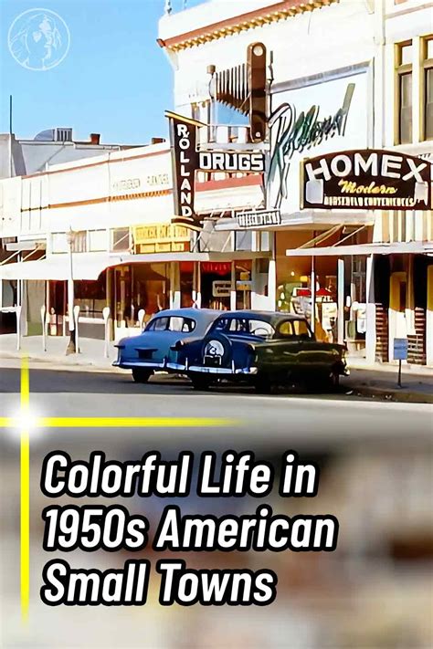 Colorful Life in 1950s American Small Towns - WWJD