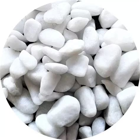 Dolomita 10 Kg Pedra Marmore Seixo Branco Rolado Nº 02 Parcelamento