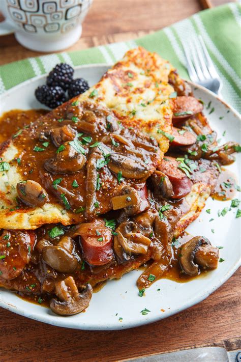 Boxty (Irish Potato Pancakes) with Bangers in a Guinness Mushroom and ...