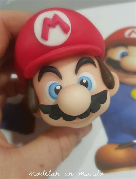 Mario Bross Por Valeria Marina En Porcelana Fria Tortas De Mario Bros