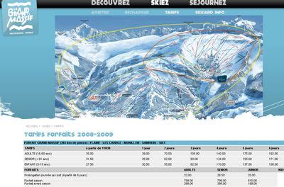 Forfait De Ski Pour Samo Ns Et Le Domaine Du Grand Massif En Poche