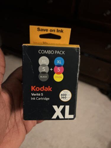 Kodak Verite 5 XL Combo Pack Ink Cartridge Black Color XL Cartridge