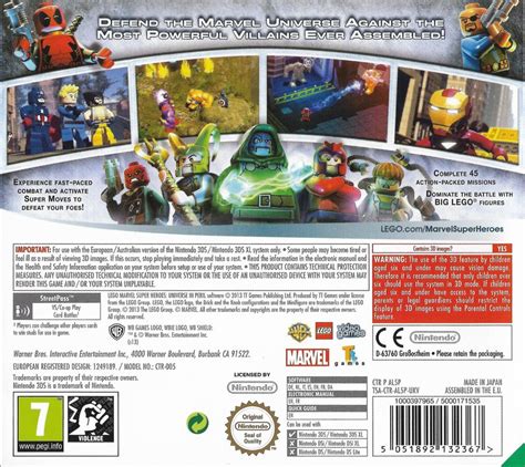 Lego Marvel Super Heroes Universe In Peril Cover Or Packaging Material