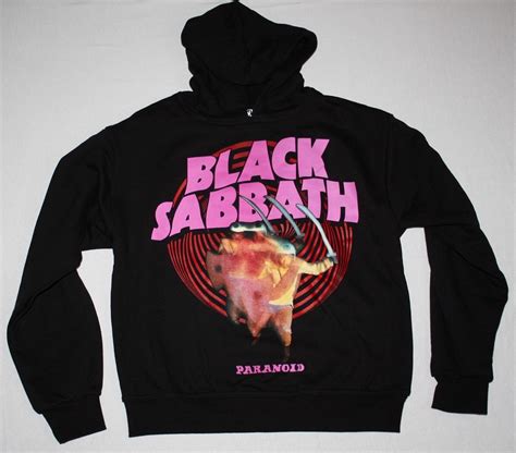 Black Sabbath Paranoid70 Ozzy Osbourne S Xxl Hoodie New Black