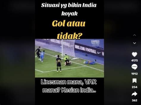 Timnas Malaysia Dibantu Wasit Saat Menang Atas India Di Piala