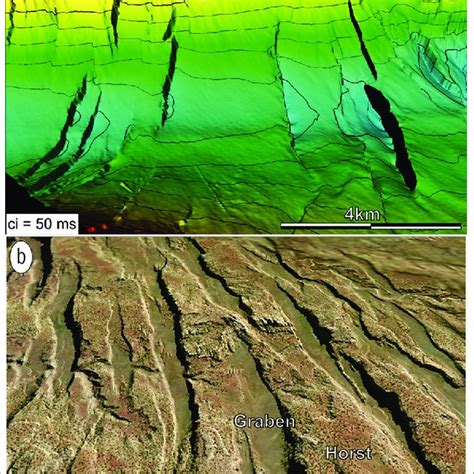 D Seismic Cross Sections Across The Fault Shown In Figure B The