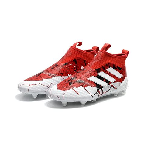 Adidas Ace Purecontrol Fg Soccer Cleats Red White