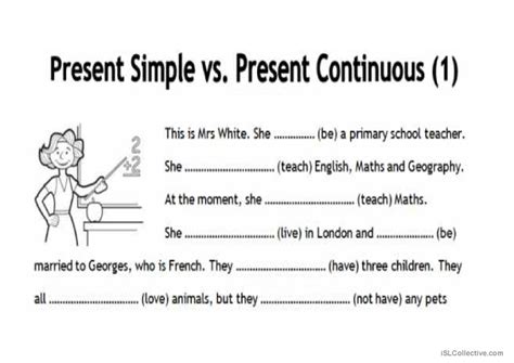 Present Simple Continuous General English ESL Powerpoints