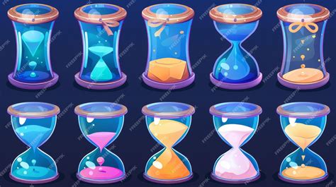 Premium Photo Animated Sprite Sheet Animation Of An Hourglass Rotating As A Game Icon Glass