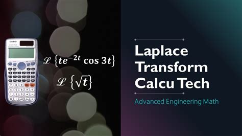 Laplace Transform Calculator Technique Youtube