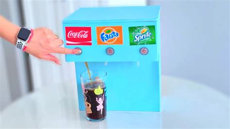 How To Make Coca Cola Soda Fountain Machine With 3 Different Drinks At