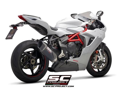 Pot D Chappement Homologu Sc Project Sc R En Carbone Pour Mv Agusta