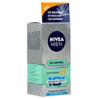 Buy Nivea Men Oil Control Whitening Effect UV Moisturiser 20 Ml Online