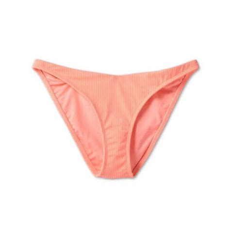 Juniors Sustainably Made Ribbed V Front Cheeky Bikini Bottom