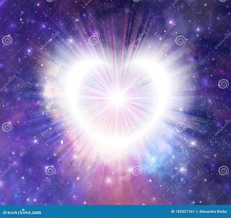 Glowing Universal Heart Portal Infinite Love Life Source Soul