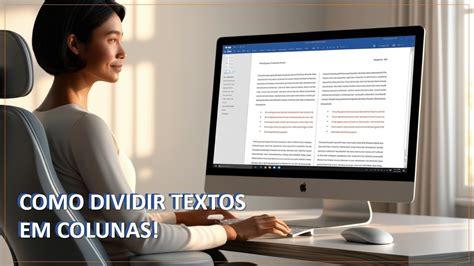 Como Dividir Textos Em Colunas No Word Youtube