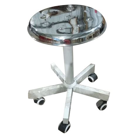 Powder Coated Round Stainless Steel Hospital Stool Size Inch Dia