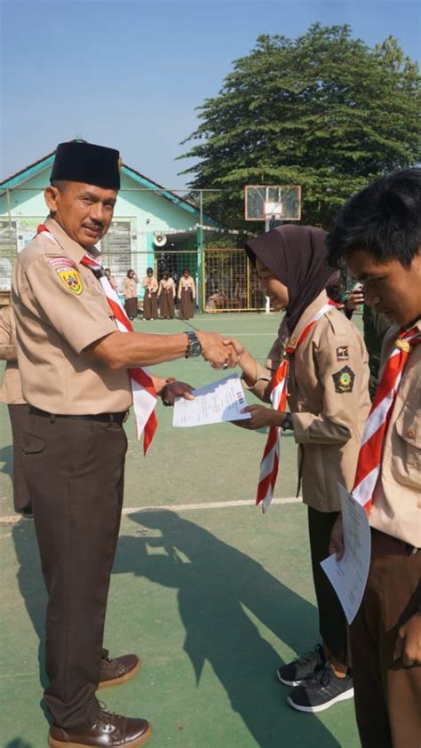 Peringati Hari Pramuka Ke Kwarran Cikancung Laksanakan Upacara Dan