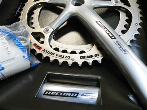 campagnolo record  speed crank set  mm   box  defietsenmaker