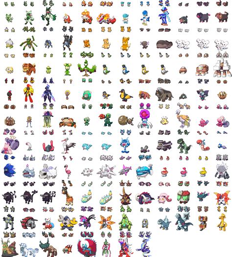 Pokemon Scarlet And Violet Front And Icon Sprites By Nolo33lp On Deviantart