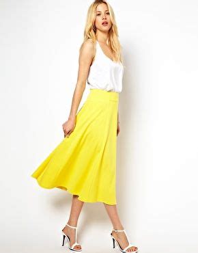 Asos Midi Skirt With Stitch Waist Detail Asos Midi Skirt Midi Skirt