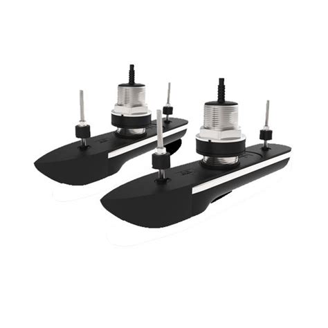 Raymarine Pack Of Rvm 420 Realvision 3d S S Thru Hull Transducers Port And Starboard 20 Degree