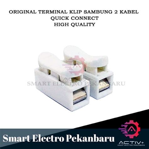 Jual ORIGINAL TERMINAL KLIP SAMBUNG 2 KABEL QUICK Connect 2 Wire