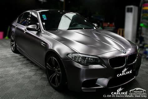 Cl Em 05 Electro Metallic Steel Grey Car Vinyl Wraps For Bmw Sino Vinyl