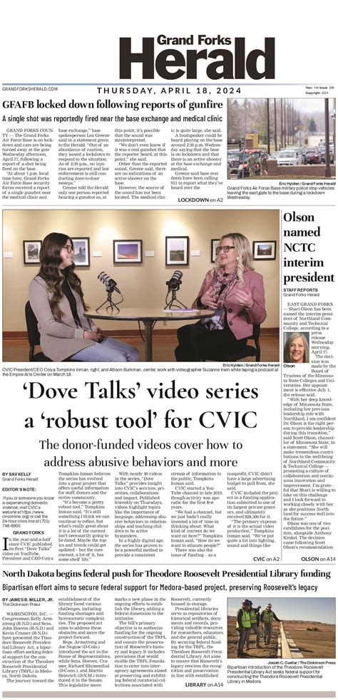 Dove Talks video series featured in Grand Forks Herald | CVIC