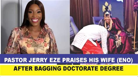 Pastor Jerry Eze Praises Wife Eno Eze As She Bagged Doctorate Degree