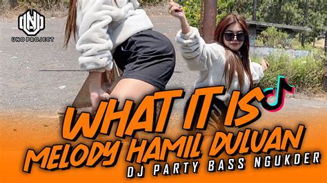 DJ WHATS IT IS X MELODY HAMIL DULUAN DJ VIRAL TERBARU 2023 FULL BASS