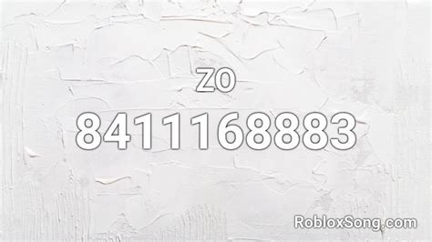 Zo Roblox Id Roblox Music Codes