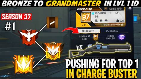 Pushing Top 1 In Charge Buster Road To Grandmaster In Season 37