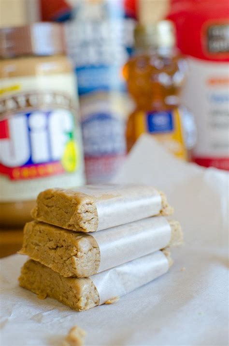 Easy Peanut Butter Protein Bars Protein Bar Recipes Peanut Butter