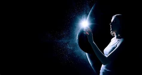 Premium Photo The Universe Within Silhouette Of A Woman Inside The