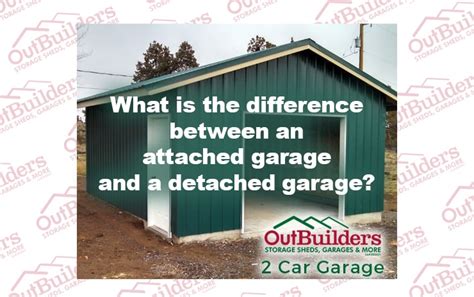 What Is The Difference Between An Attached Garage And A Detached Garage