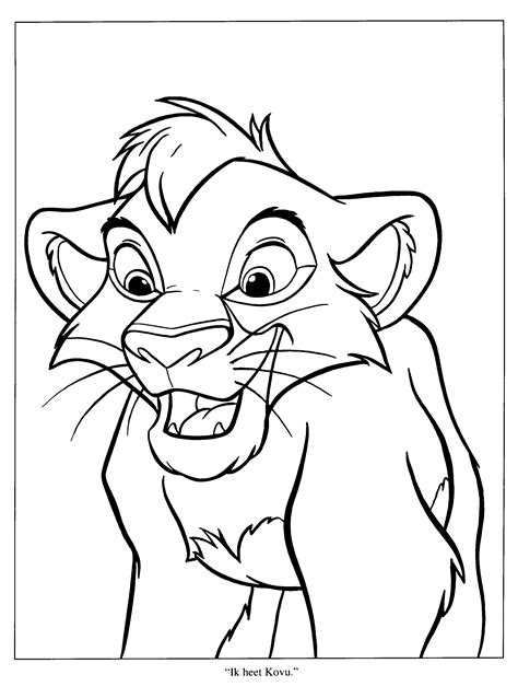 Le Roi Lion Dessin A Colorier Timon Pumba Simba Personnage Disney Roi