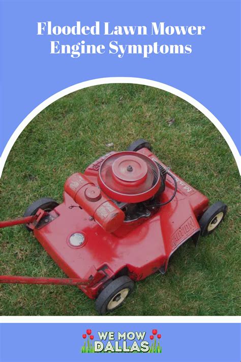 Flooded Lawn Mower Engine Symptoms In Lawn Mower Best Lawn