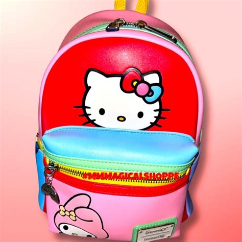 Loungefly Bags Sanrio Hello Kitty And Friends Color Block Mini Backpack Loungefly Poshmark