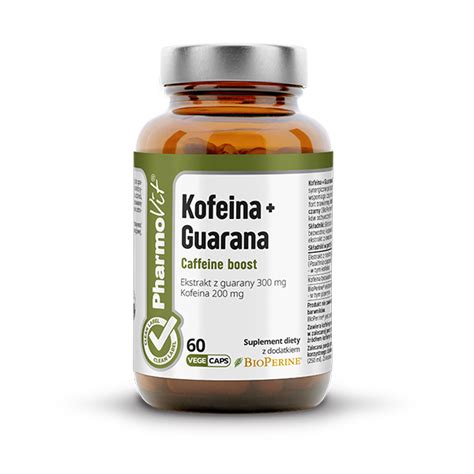 Kofeina Guarana Vege Kaps Clean Label Pv Pharmovit Pl