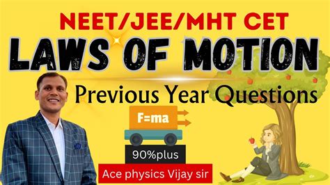 Laws Of Motion For Neet Jee Pyqs Mcqs Jee Neet Mht Cet