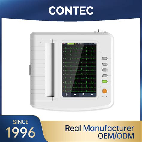 Contec Ecg G Canales Electrocardi Grafo Monitor Pantalla T Ctil