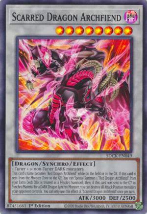 Scarred Dragon Archfiend Yu Gi Oh Card Of The Day Pojo