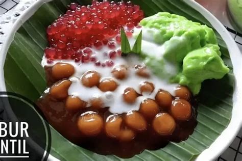 Wajib Coba Bubur Candil Sumsum Pandan Mutiara Bubur Serintil Takjil