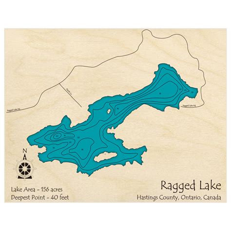 Ragged Lake Custom Laser Cut Art Lake Art Llc