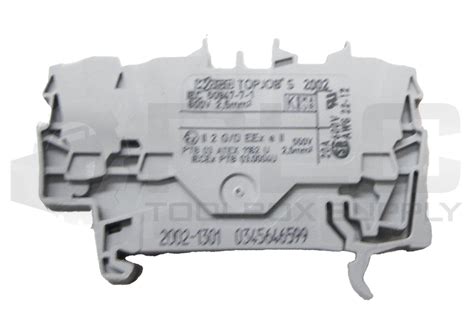 LOT OF 4 NEW WAGO 2002 1301 TERMINAL BLOCK PLC Toolbox Supply