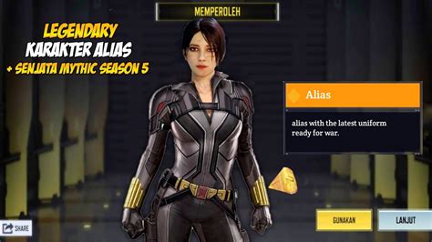 Season 5 Codm Legendary Karakter Alias Senjata Mythic Dan Legendary