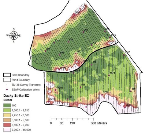 Ducky Strike North And South Calibrated Ec Maps Of Surface